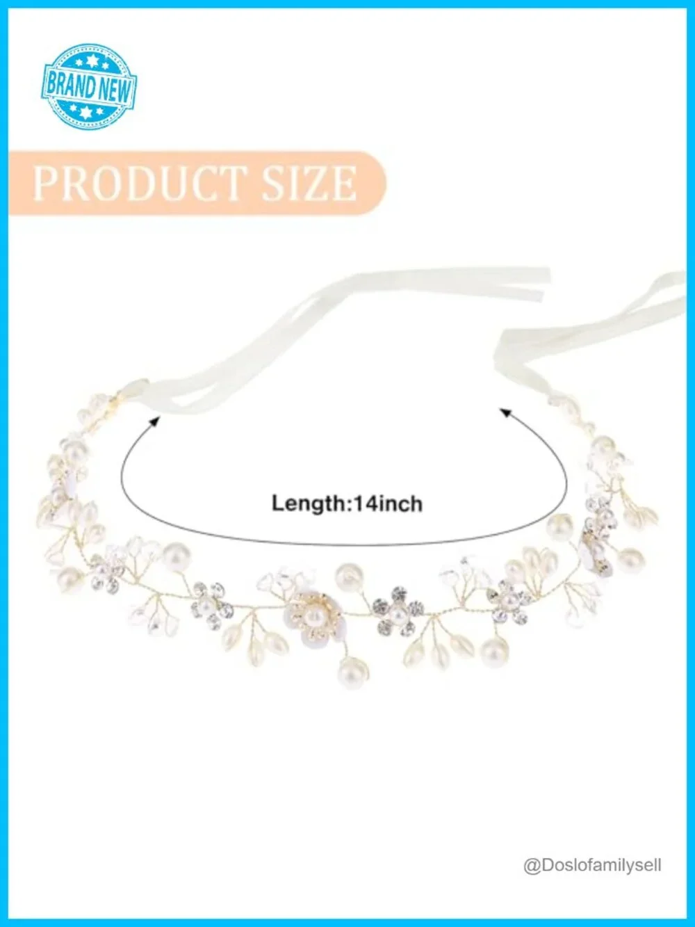 Elegant Pearl & Rhinestone Crown Headpiece for Wedding Engagement Prom